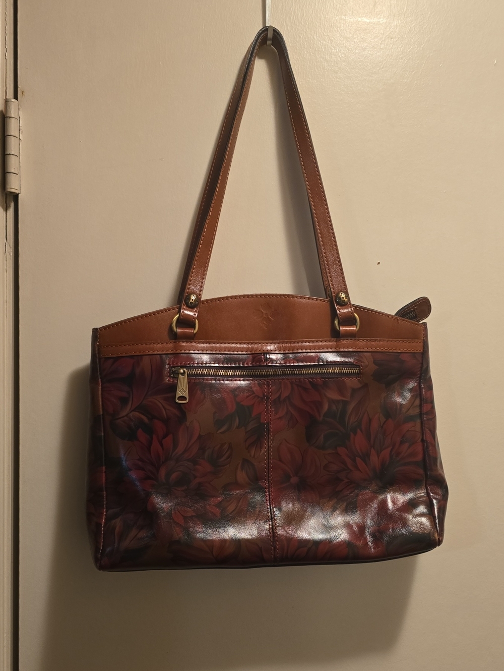 Patrica Nash Women's Floral Leather Tote Bag